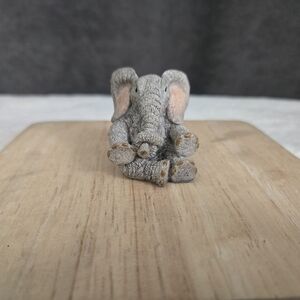 Tuskers Gray Elephant Figurine